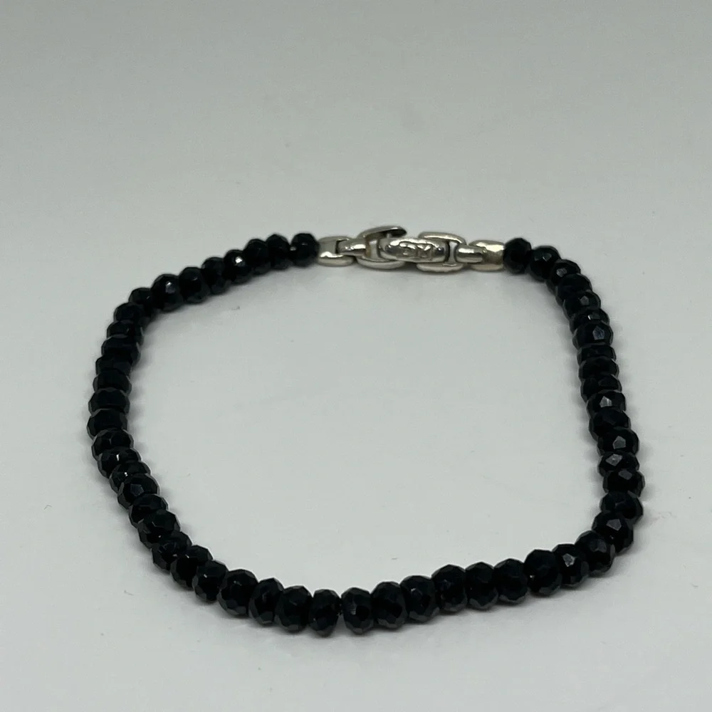 David Yurman Black fluorescent Beaded Bracelet